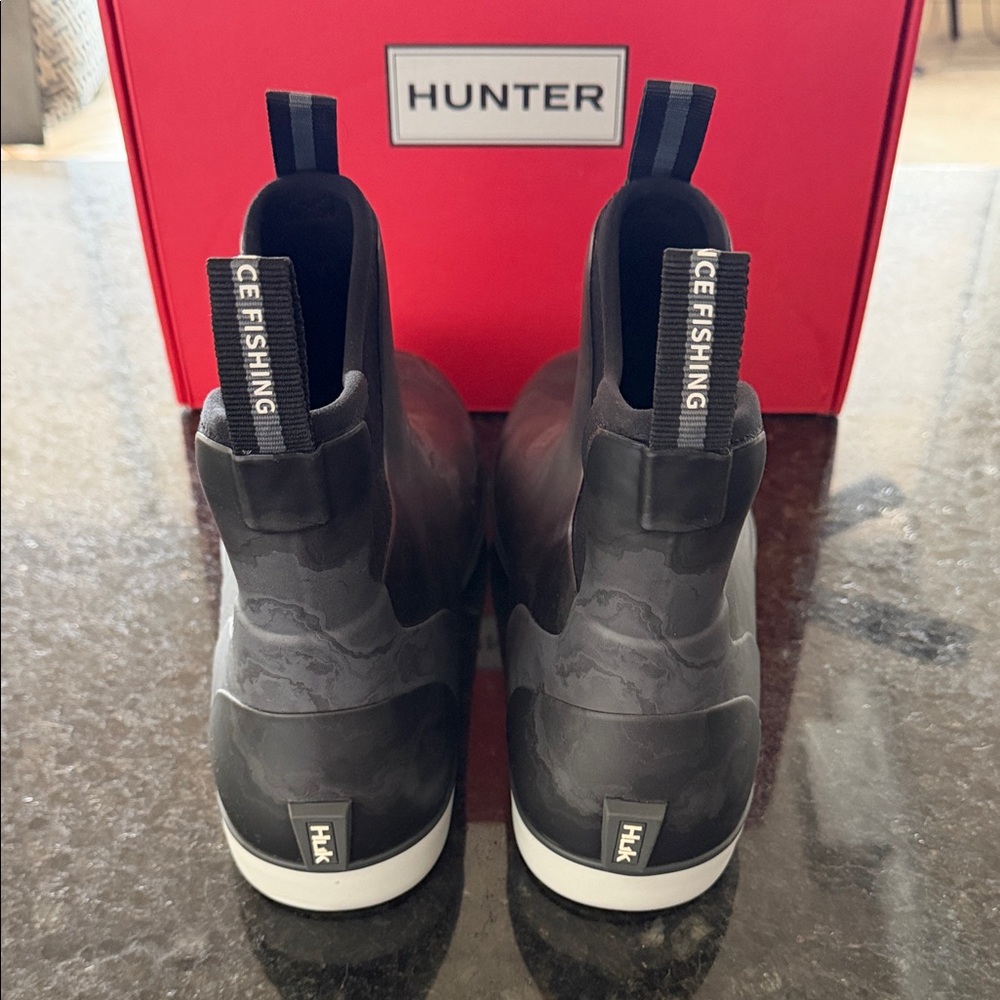 Huk Charcoal and White Performance Boots - Picture 2 of 9